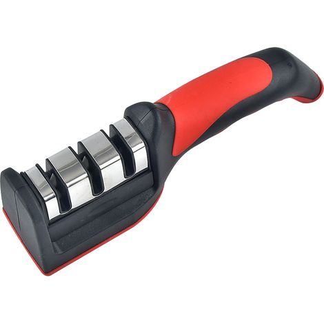 Affûteur De Couteaux - 3 Étapes Acier Tungstène Et Céramique - Pour Cuisine Survie Chasse Poche - 1 Pièce (1/5)
