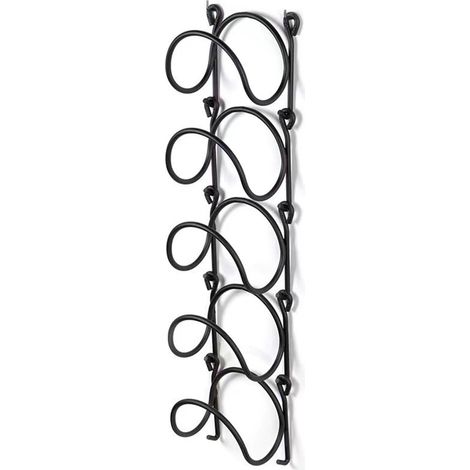 Towel Rack - 5-Tier Wall Mounted Steel Towel Holder - For Bathroom RV Closet Toilet - Space Saving Storage Organizer - 1 Unit (1/5)