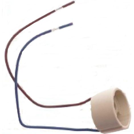 Relco portalampada con attacco gz10 cavi in teflon 14 cm 904-z-i