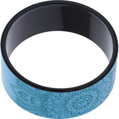 Rouleau Yoga Dos Bleu Roue Flexibilité Étirements Arches Soulagement Douleur Accessoire Entraînement Fitness (1/5)