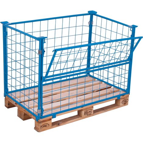 Cordes Palettenaufsatz Typ 64 RAL 7016 Stahlrohrkonstruktion 1160 x 760 mm (1/3)