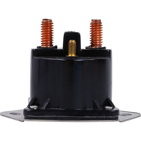 1 relais de commande de treuil, 4 bornes, 12 V, 8 x 7 x 7 cm, acier inoxydable, pour treuils de moteurs hors-bord et voiturettes de golf (1/5)
