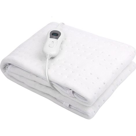 Electric underblanket, 150 x 80 cm, automatic switch-off, overheating protection, 3 temperature settings, washable, mattress warmer suitable for all standard mattresses (1/5)