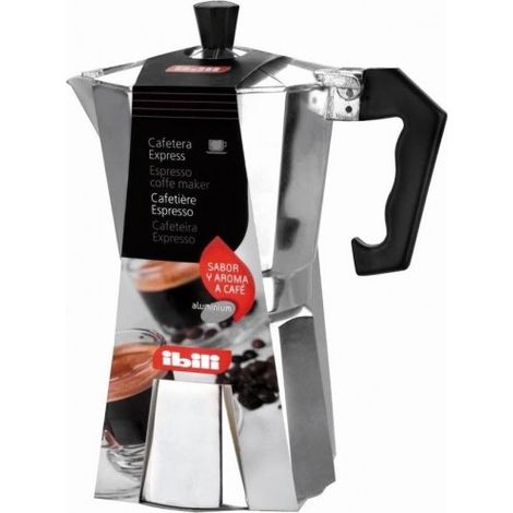 CAFETERA EXPRESS ALUMINIO BAHIA 1 TAZA - IBILI
