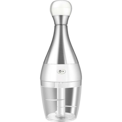 Hachoir à Oignons Manuel Portable avec Broyeur à Ail Intégré - Processeur Alimentaire Compact (1/4)