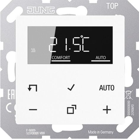 JUNG RAUMTEMPERATURREGLER TR D A 1790 WW