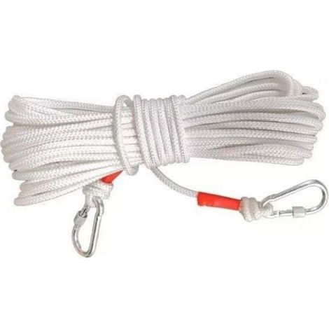 Corde à linge, XU, Corde à linge de voyage portable, Corde à linge coupe-vent parfaite (blanc), produit qualité supérieure, durable et fiable, matériaux sélectionnés - KZQ (1/3)