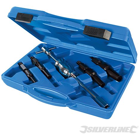 Silverline - Kit D'extracteur Pour Roulements Intérieurs Borgnes, 5 Pcs - 12 - 32 Mm (1/5)