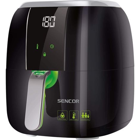 Friteuse à air chaud indépendante Sencor SFR 5321BK 3 L 1400 W Noir (1/5)