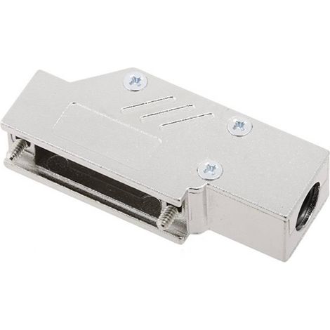 Capot SUB-D 15 pôles encitech DCMR15-ULP 1060-0135-02 tout en métal 90 ° argent 1 pc(s) X952501 (1/2)