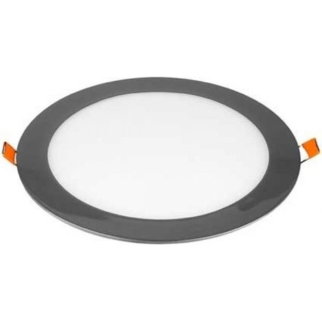 V-TAC Mini Pannello LED 24W Montaggio ad Incasso Rotondo Colore Cromato Bianco Naturale (1/4)