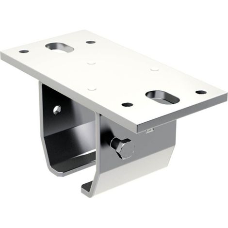 Schiebetorbeschlag SLID'UP 2000, Deckenmuffe aus Edelstahl V2A 304 L (1.4307), zur Deckenmontage der Laufschiene (1/2)