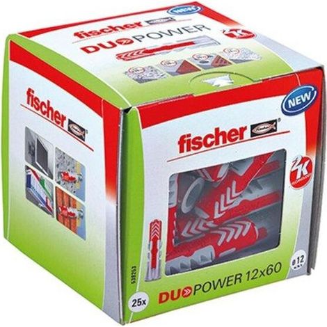 Multipack FISCHER DÜBEL           538253 (DUOPOWER 12 X 60) - 25 Stück