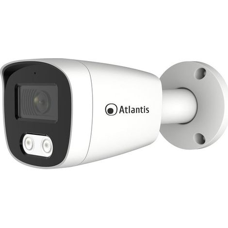 Atlantis Land A11-U827S-BP Ultraplex Videocamera IP Bullet 8MP 3840x2160 PoE IP67 IR 15m H.265 colore Bianco