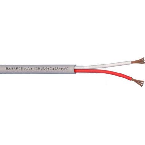 Elan Cavo FROR 2X0.50 100% Rame non schermato 100Mt  - 070251