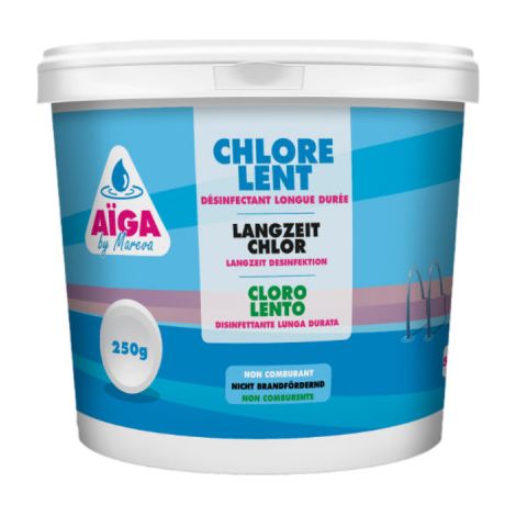 Chlore lent Aiga MAREVA - 250g - 5kg - 111044U
