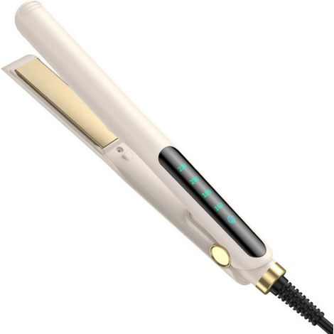 Fer à lisser et à friser portable - - Ions négatifs - Chauffage rapide 8s - 4 réglages de température (1/3)