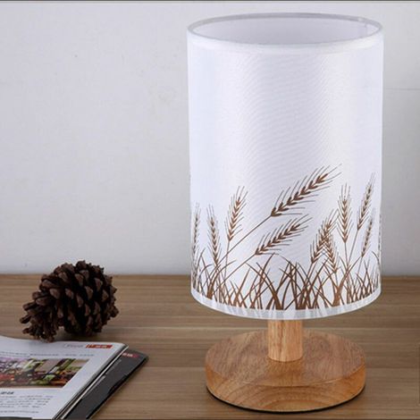 Bedside lamps, dimmable bedside lamps, reading lamps for living room, children's room, student dormitory, office (with LED bulb), white - dimmable (1/5)