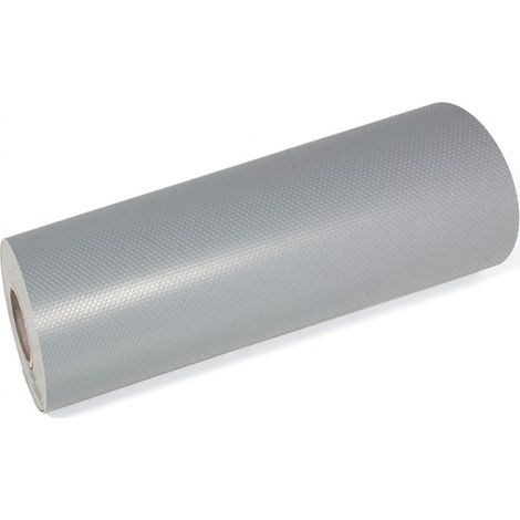 Emuca Protector antideslizante para cajones de cocina, Plástico, Gris textil, 20 m (1/2)