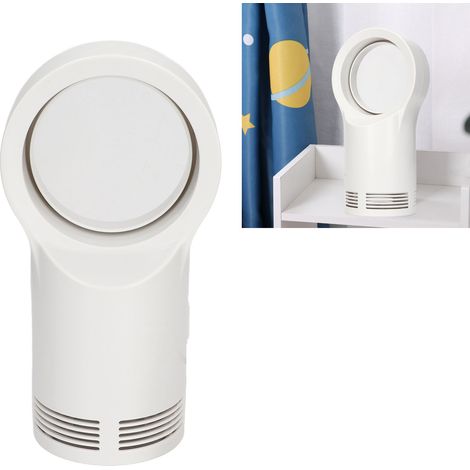 Chauffage électrique sans lame, Portable, petit, blanc, sans feuilles, pour le bureau et la maison (1/5)