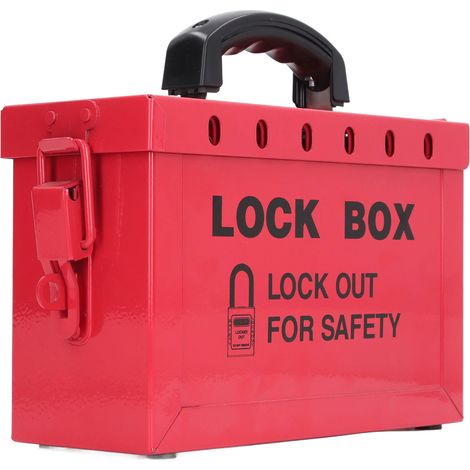 Boîte de consignation/déconsignation portable de sécurité, calibre 13, pour la conformité aux normes OSHA. (1/5)