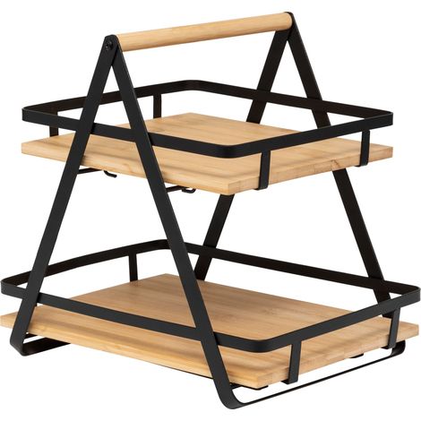 Arbeitsplattenregal ORDERA, 2-stufig, 30,5 x 22,5 x 29 cm (1/3)