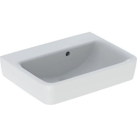 Geberit Renova Plan, lave-mains, 50x38 cm, sans trou pour
