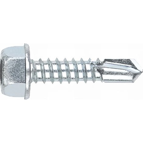 200 Vis Autoperceuse tête hexagonale 7504K - Bimetal - 4.8 X 20 mm