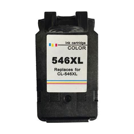 Cartucho de tinta genérico Canon CL546XL (8288B001/8289B001) de alta calidad, que muestra el nivel de tinta.
Adecuado para uso en las siguientes impr