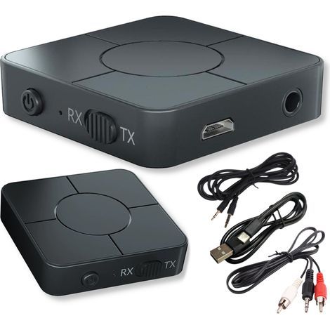Émetteur-récepteur, adaptateur audio, Bluetooth 5.0, prise jack 3,5 mm, AUX BT (1/5)
