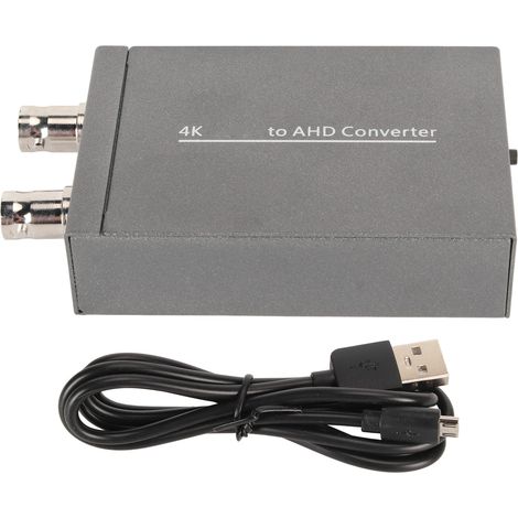 HDMI-zu-AHD-4K-1080p-Konverter, 1 Eingang, 2 Koaxialausgänge, Loop-Adapter für HD-Überwachungskameras (1/5)