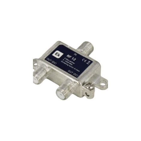 Répartiteur avec connecteurs F - 2400 Mhz - 2 Sorties - RF12 - CAE