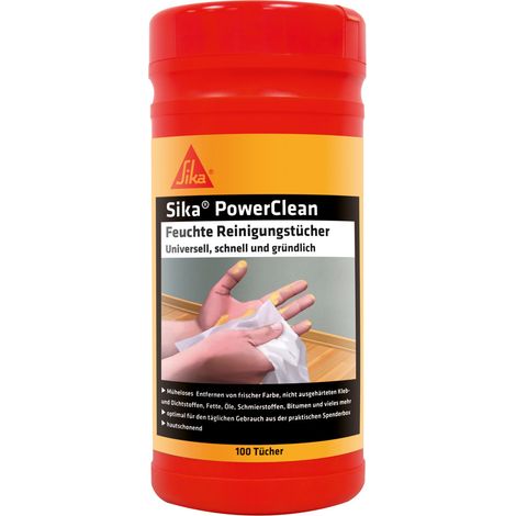 Sika PowerClean Eimer mit 100 Reinigungstüchern (1/5)