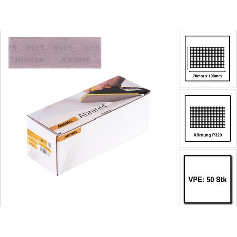 Abranet Band 70 x 198 mm (50 Stk.) Korn 320 - MIRKA 5415005032 (1/5)