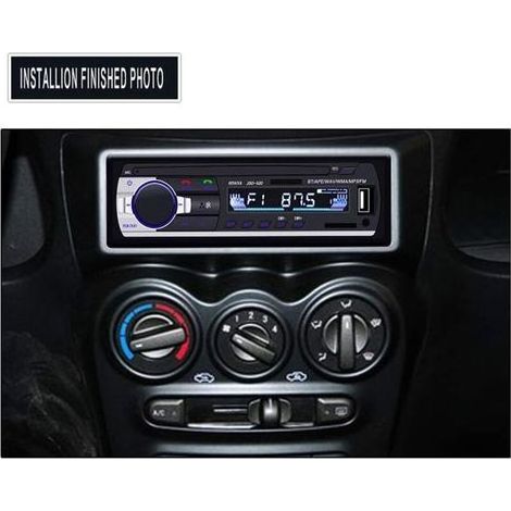 Autoradio Bluetooth 4 x 60 W – Lecteur MP3 USB/SD/AUX – Télécommande IR – Compatible Bluetooth pour musique et appels mains libres – Égaliseur avec 5 scènes (1/4)