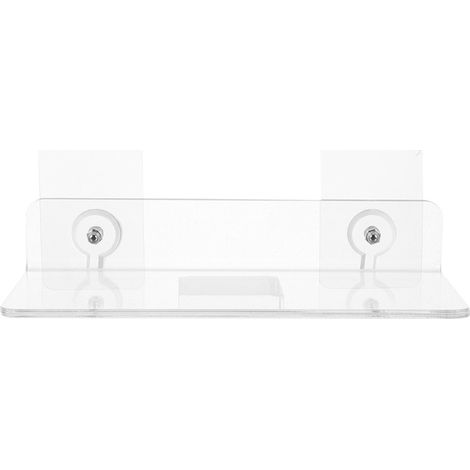 Estante Mural Acrílico Transparente Baño Cocina Sin Perforación (1/4)