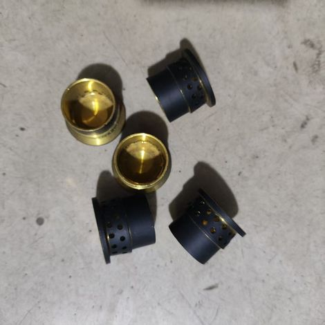 Integrated copper burner cap treatment, small central core, round flame ring, universal burner core, stove accessories