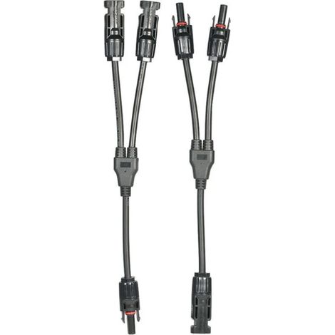 Mc4 Y Branch Solarpanel-Kabelstecker-Adapter, 1 Paar M/FF und F/MM – 1 Paar M/FF und F/MM