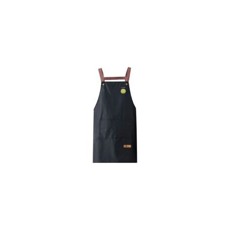 Tablier de Cuisine Réglable, Tablier de Cuisine, Tablier de Cuisine Femme Homme, Tablier Imperméable, Tablier de Style H Back, Tablier Réglable avec 2 Poches,Tablier de Barbecue, Tablier Chef, Noir (1/5)