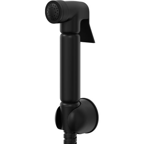 Colore Matt Black Douche Shower Spray with Wall Bracket (1/5)