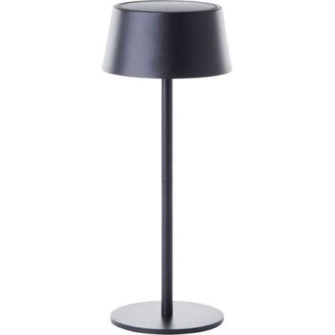 Lampe de table d'extérieur - BRILLIANT - PICCO - LED et solaire - Métal et plastique - 5 W - Noir dépoli (1/5)