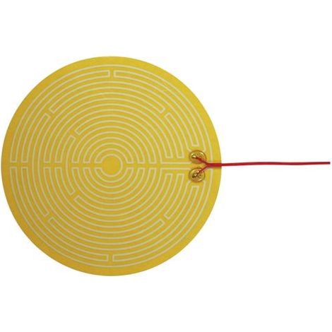 Thermo TECH polyester Feuille chauffante autocollant 12 V/DC, 12 V/AC 19 W Indice de protection IPX4 (Ø) 235 mm A988501 (1/3)
