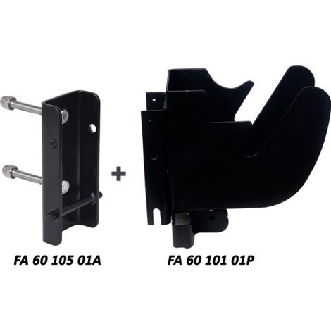 KRATOS SAFETY - EASYSAFEWAY 1- Ensemble platines d'adaptation universelles pour antichutes à rappel automatique avec treuil