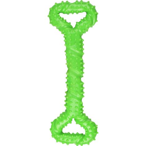Jouet à mâcher pour chien Surface convexe Jouet pour chien interactif robuste Mastication agressive Petits chiens et grands chiens Bleu(vert) (1/5)