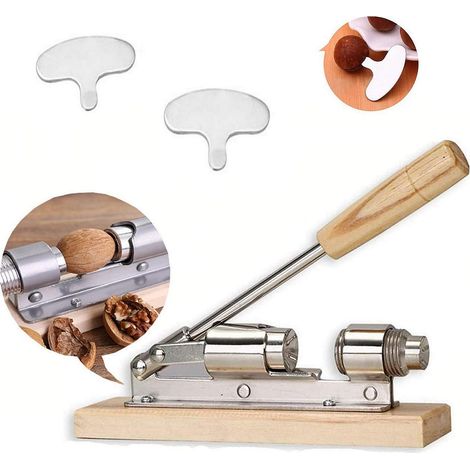 Cascanueces manual, Cascanueces navideño, Abre nueces de cocina, Cascanueces de madera, Cascanueces, Máquina para hacer nueces, Se utiliza para avellanas, almendras, nueces de Brasil u otros frutos se (1/5)