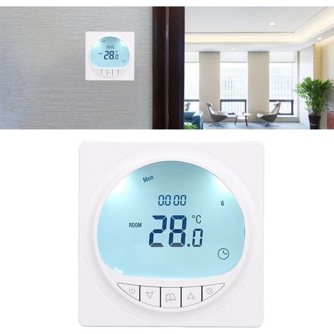 Contrôleur de température 220 V pour chauffe-eau, chauffage au sol, chaudière murale, panneau de commande de température, contrôleur de température intelligent pour maison connectée 6606RHLD (1/5)
