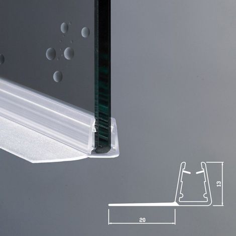 Guarnizione Box Doccia Ricambio Verticale Vetro 6mm 8mm EC-20-404