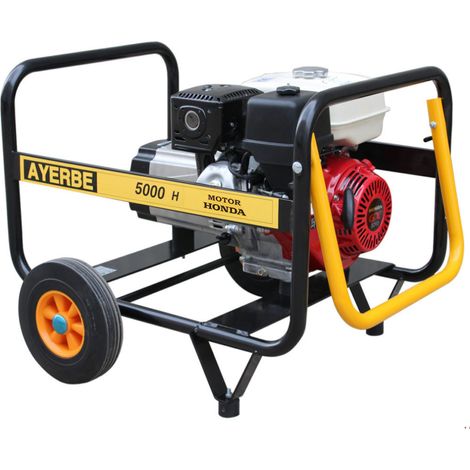 AYERBE - 5420040 - Grupo Electrógeno 5000 H MN - Monofásico Motor HONDA GX-270