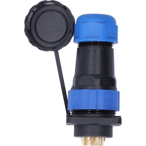 Wasserdichte quadratische 4-polige Stecker-/Buchsen-Verbindung für Luftfahrtanwendungen, AC 380 V, 25 A, SP288-Pin (1/5)