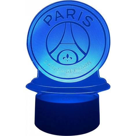 Veilleuse LED 3D illusion PSG – Lampe de bureau en acrylique 5mm – 7 couleurs – Fonctionnement USB ou piles AA - CLUB 3 D (1/5)